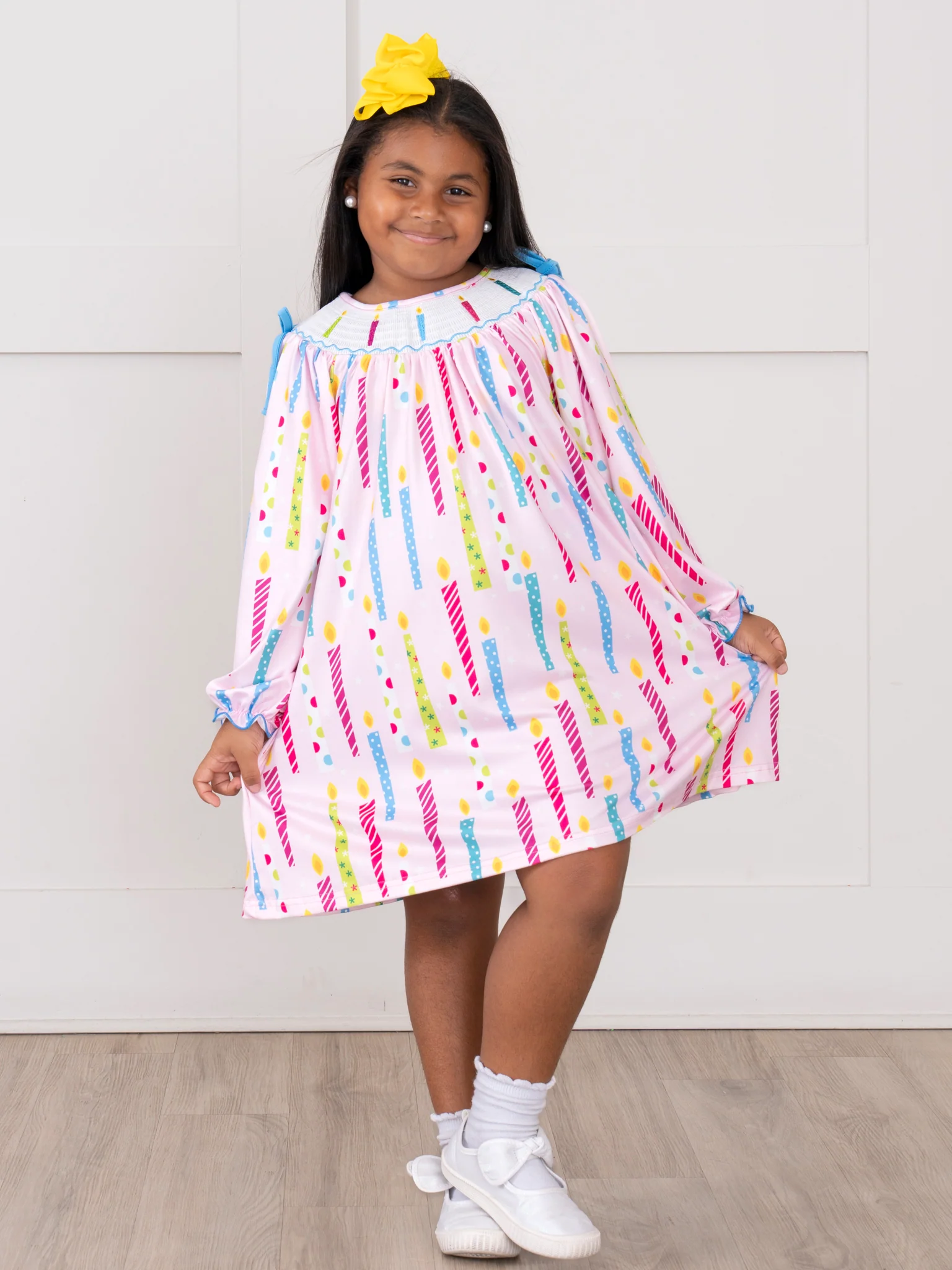 Wish Upon a Candle Smocked Dress - Image 6