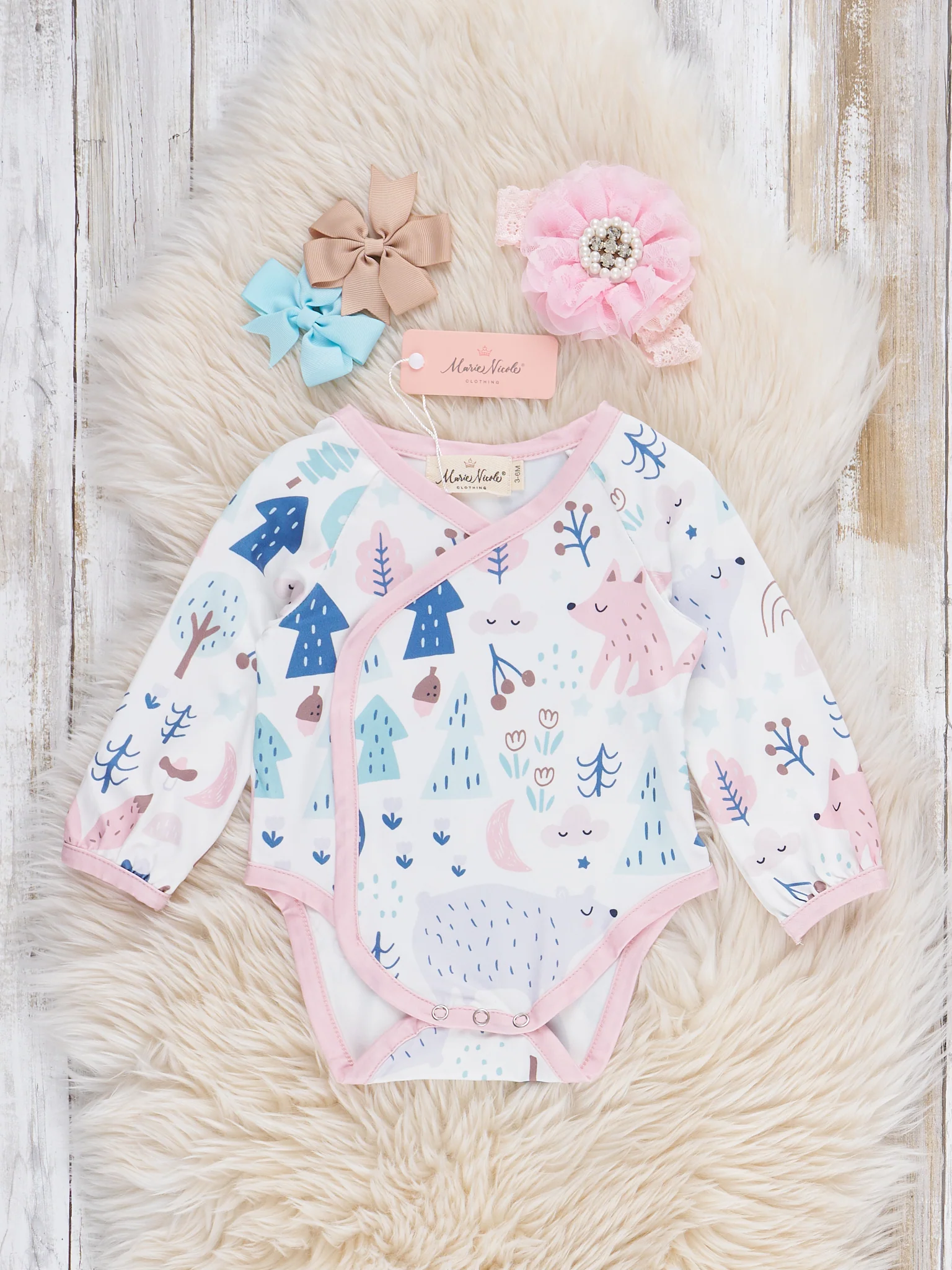 Woodland Whimsy Bubble Onesie