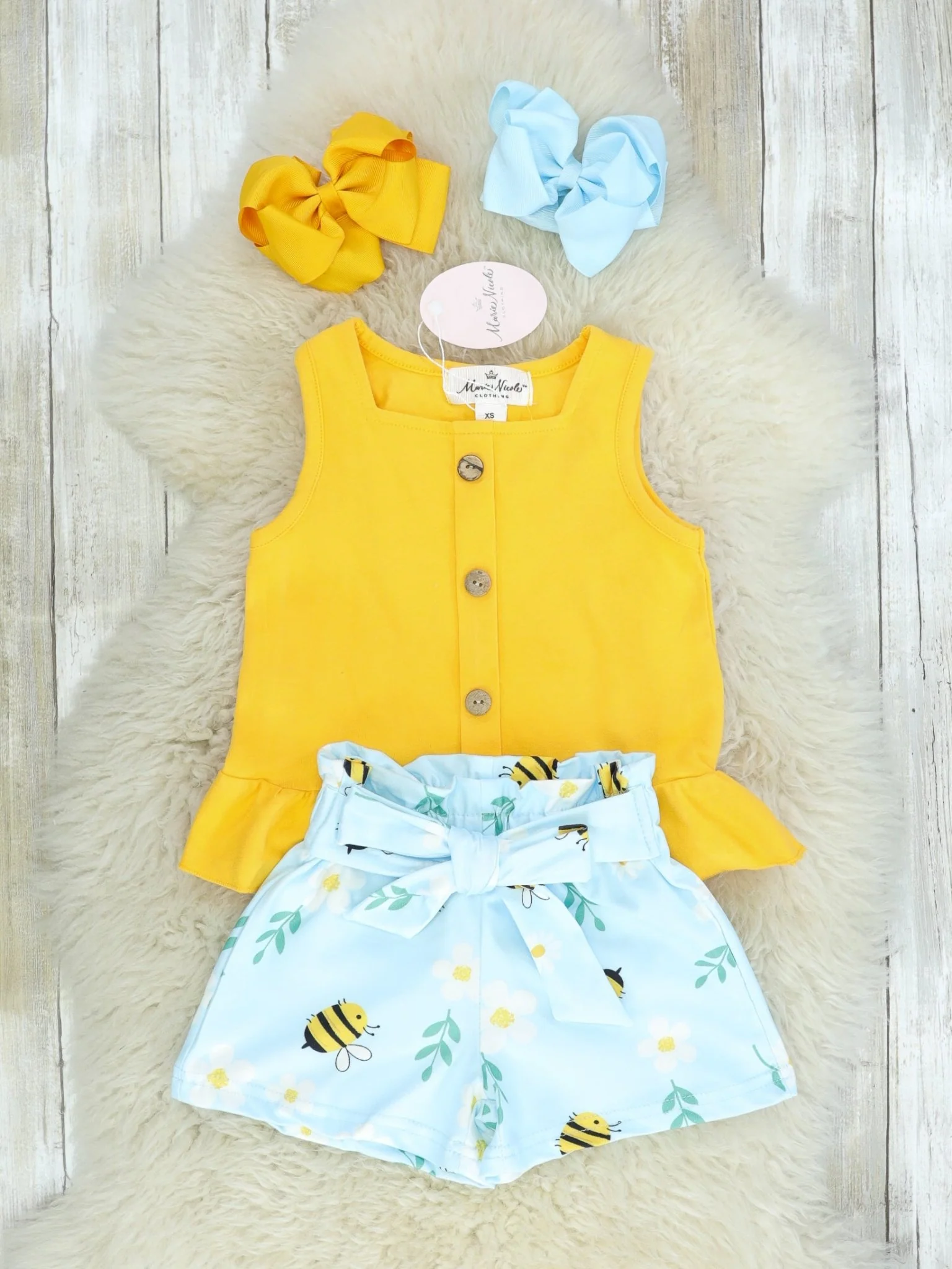 Yellow Bee & Daisy Outfit - Image 2