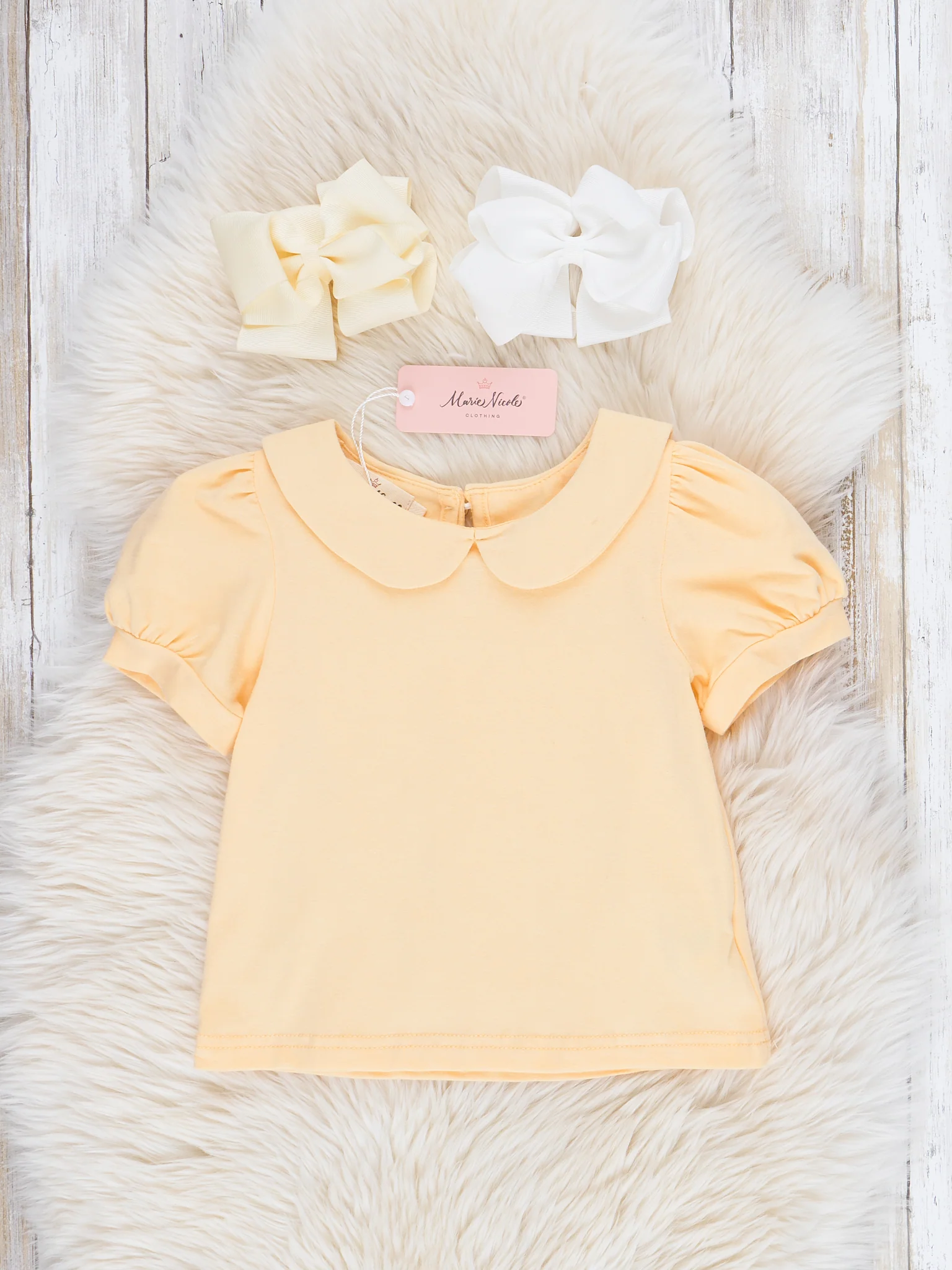 Yellow Dainty Florals Overalls Set - Image 4